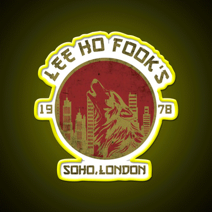 Restaurant Of London Asian Cultural Led Neon Sign Rgb Color - Custom LED neon sign front view