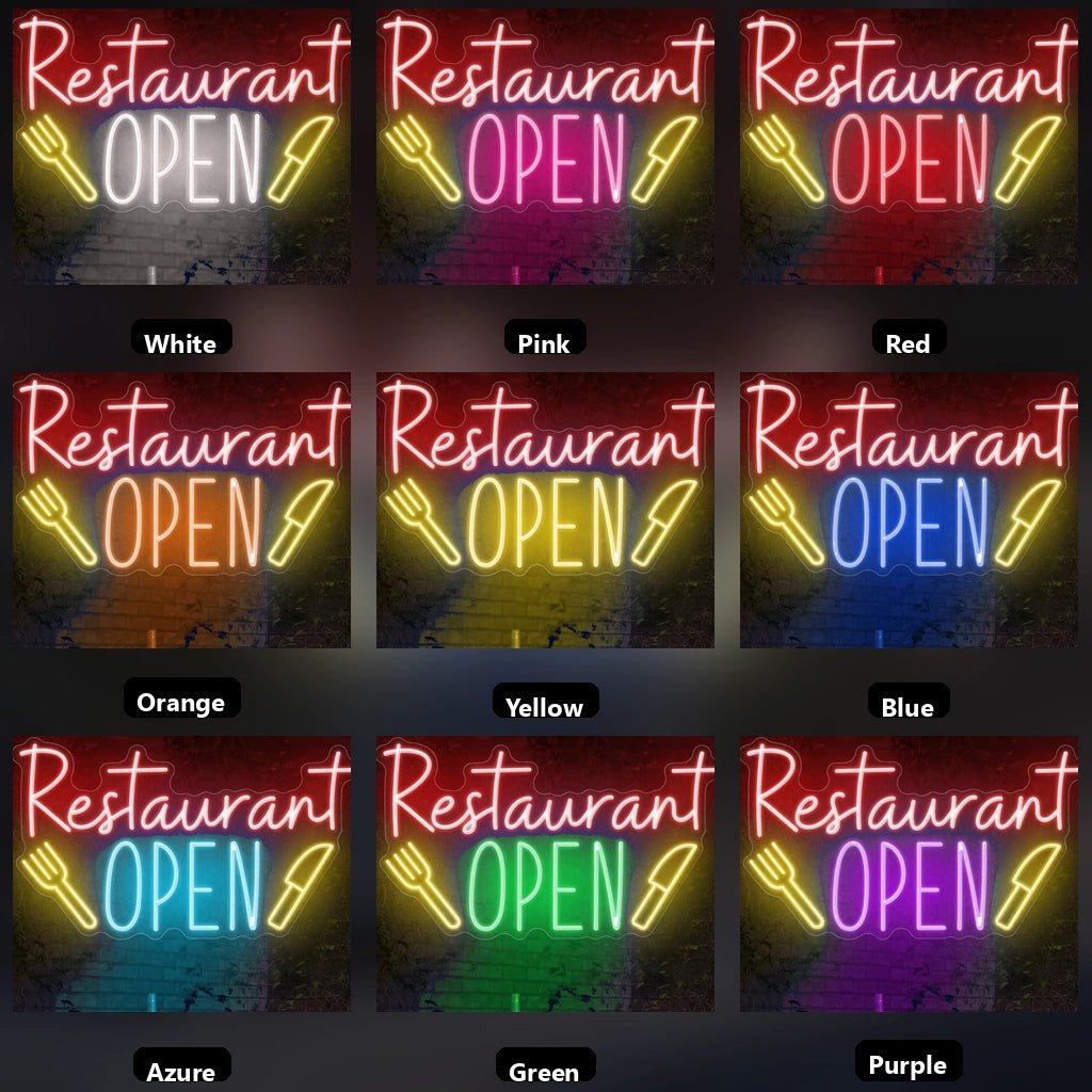Restaurant Open LED Neon Sign - Shineneon