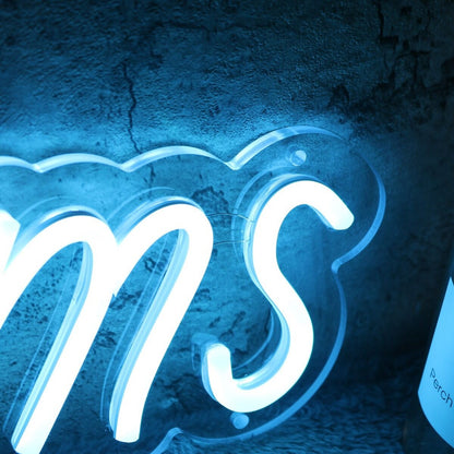 Restrooms Blue Custom Led Neon Sign | Shineneon