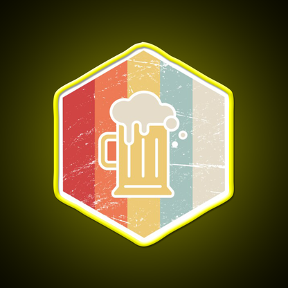 Retro 70S Homebrew Craft Beer Icon Beer Bar Decor Led Neon Sign Rgb Color - LED neon sign view 7