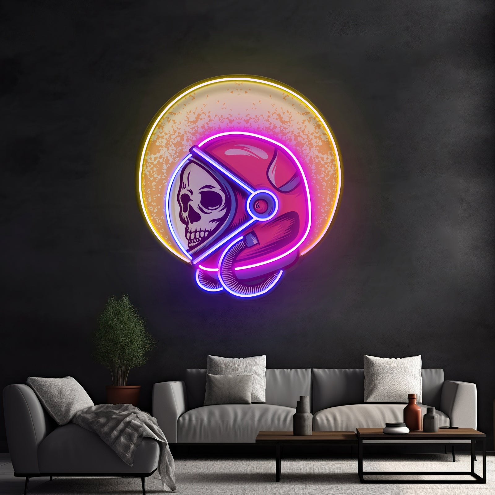 Retro Astronaut Led Neon Sign Light Custom Led Signs