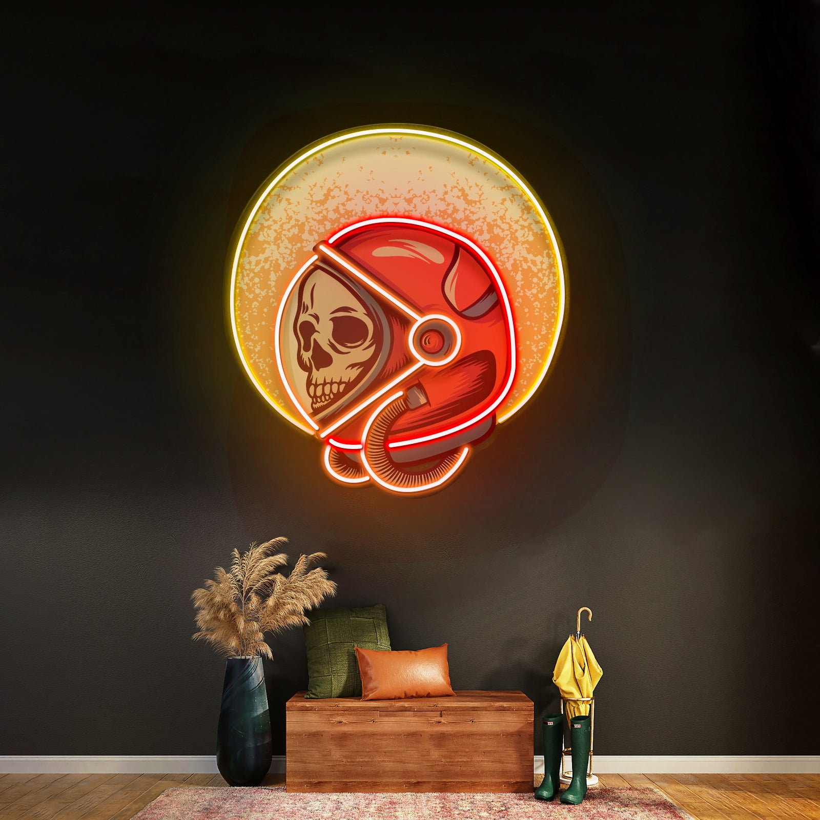 Retro Astronaut Led Neon Sign Light Custom Led Signs