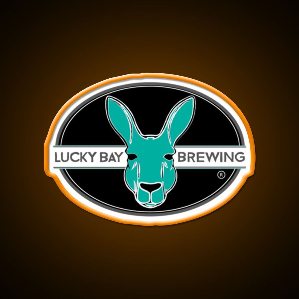 Retro Bunny Lucky Bay Beer Bar Decor Led Neon Sign Rgb Color - LED neon sign view 6