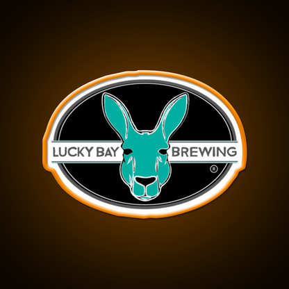 Retro Bunny Lucky Bay Beer Bar Decor Led Neon Sign Rgb Color - LED neon sign view 6