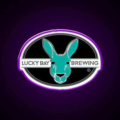 Retro Bunny Lucky Bay Beer Bar Decor Led Neon Sign Rgb Color - LED neon sign view 9