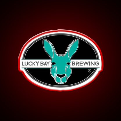 Retro Bunny Lucky Bay Beer Bar Decor Led Neon Sign Rgb Color