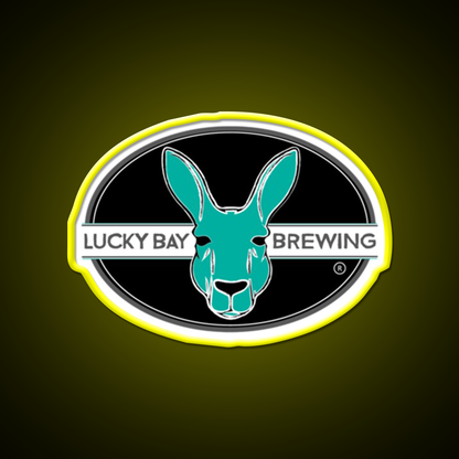 Retro Bunny Lucky Bay Beer Bar Decor Led Neon Sign Rgb Color - LED neon sign view 7