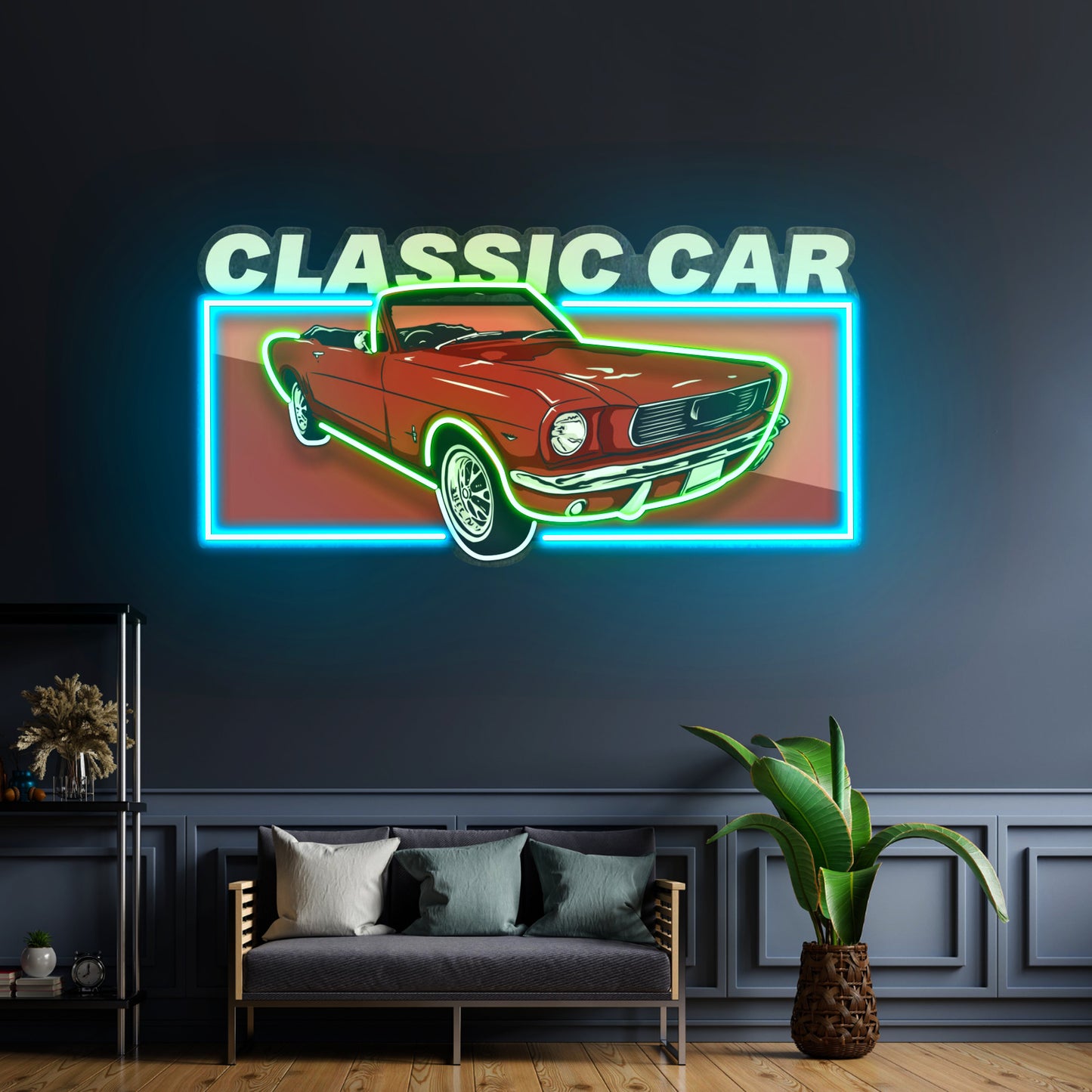 Retro Car Led Neon Sign Light Custom Led Signs