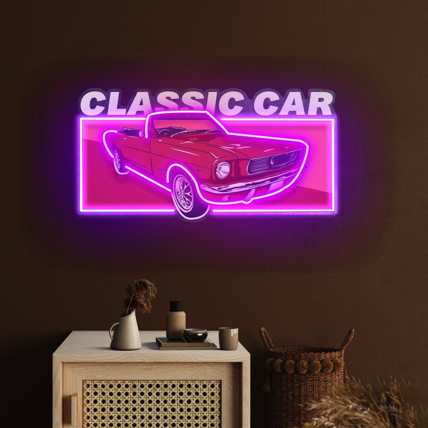 Retro Car Led Neon Sign Light Custom Led Signs