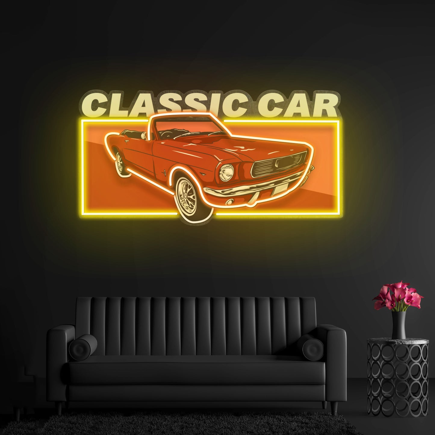 Retro Car Led Neon Sign Light Custom Led Signs