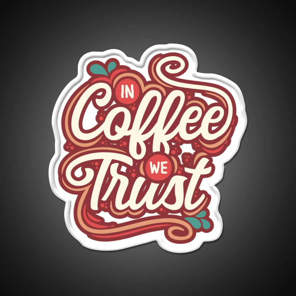 Retro Coffee Vibes Cafe Led Neon Sign Espresso Bar Art For Coffee Shop Rgb Color - Shineneon