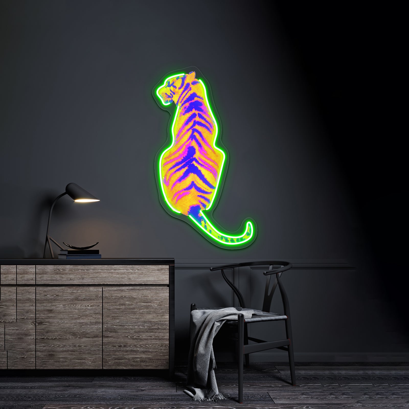 Retro Color Animals Artwork Led Neon Signs | Shineneon