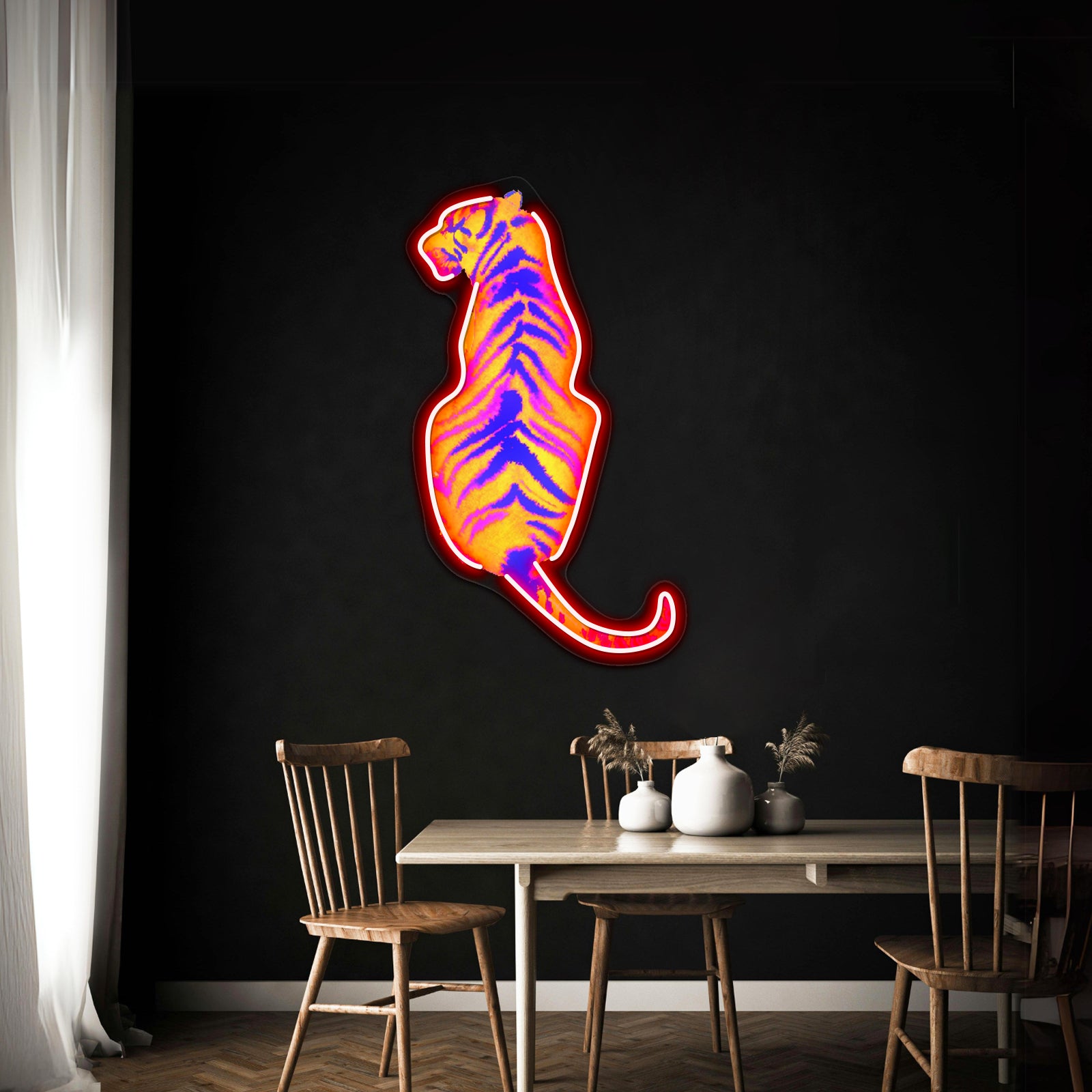 Retro Color Animals Artwork Led Neon Signs | Shineneon
