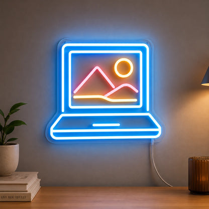 Retro Computer Screen Neon Sign LED Neon Sign high-converting product image