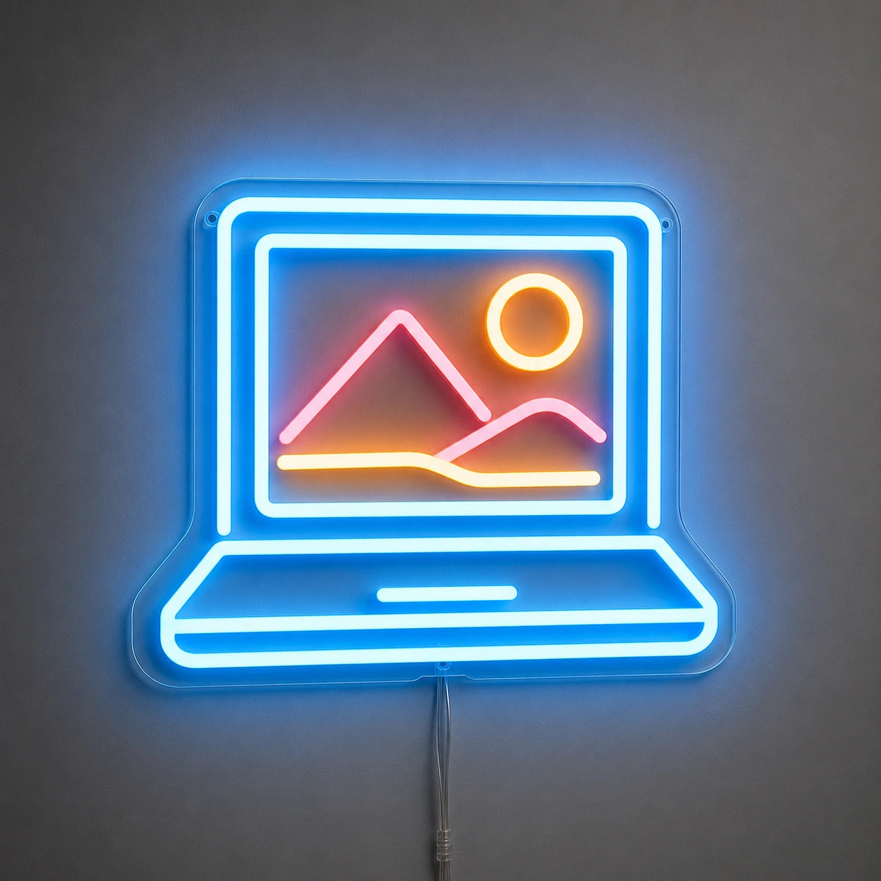 Retro Computer Screen Neon Sign LED Neon Sign main product image