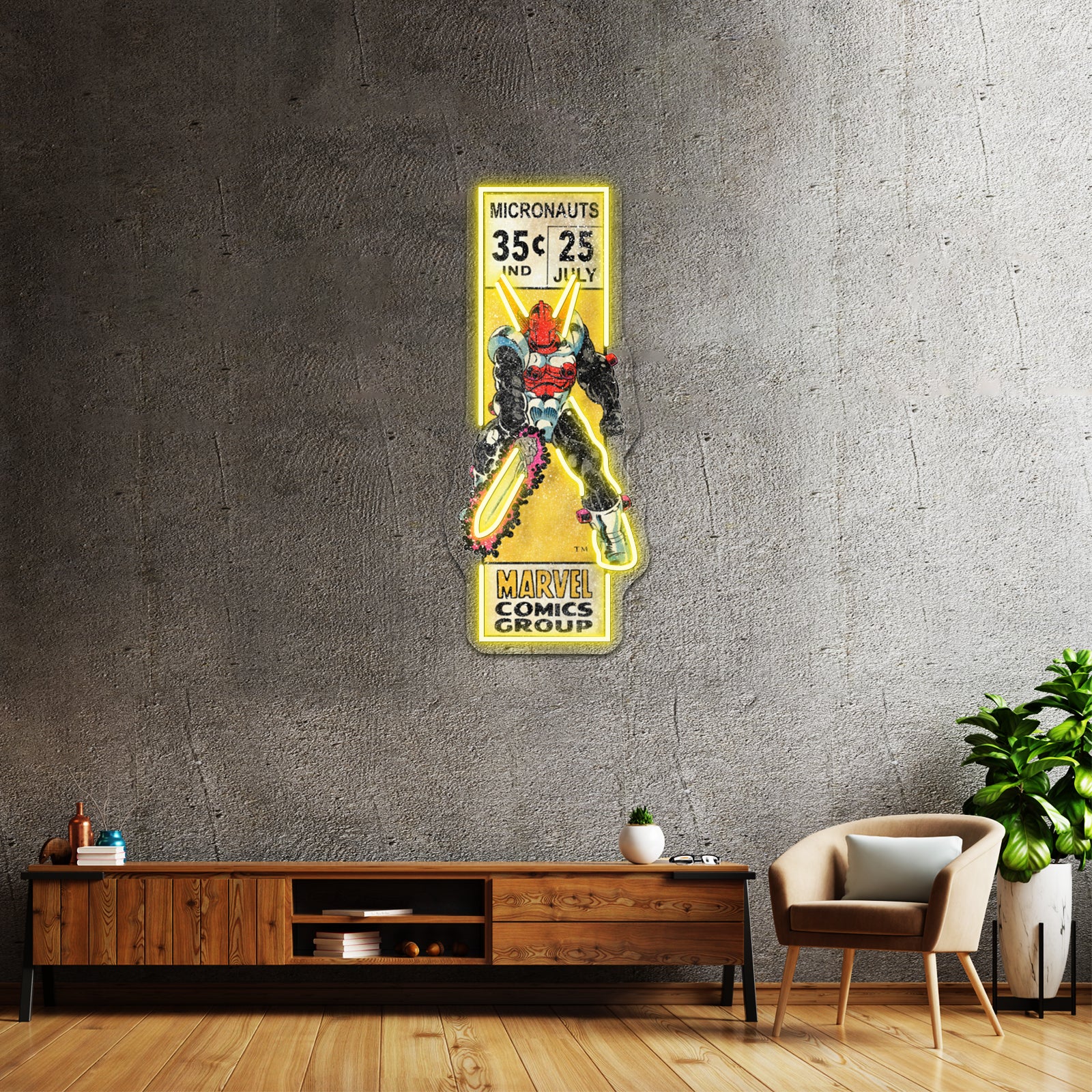 Retro Corner Box Acroyear Artwork Led Neon Signs | Shineneon