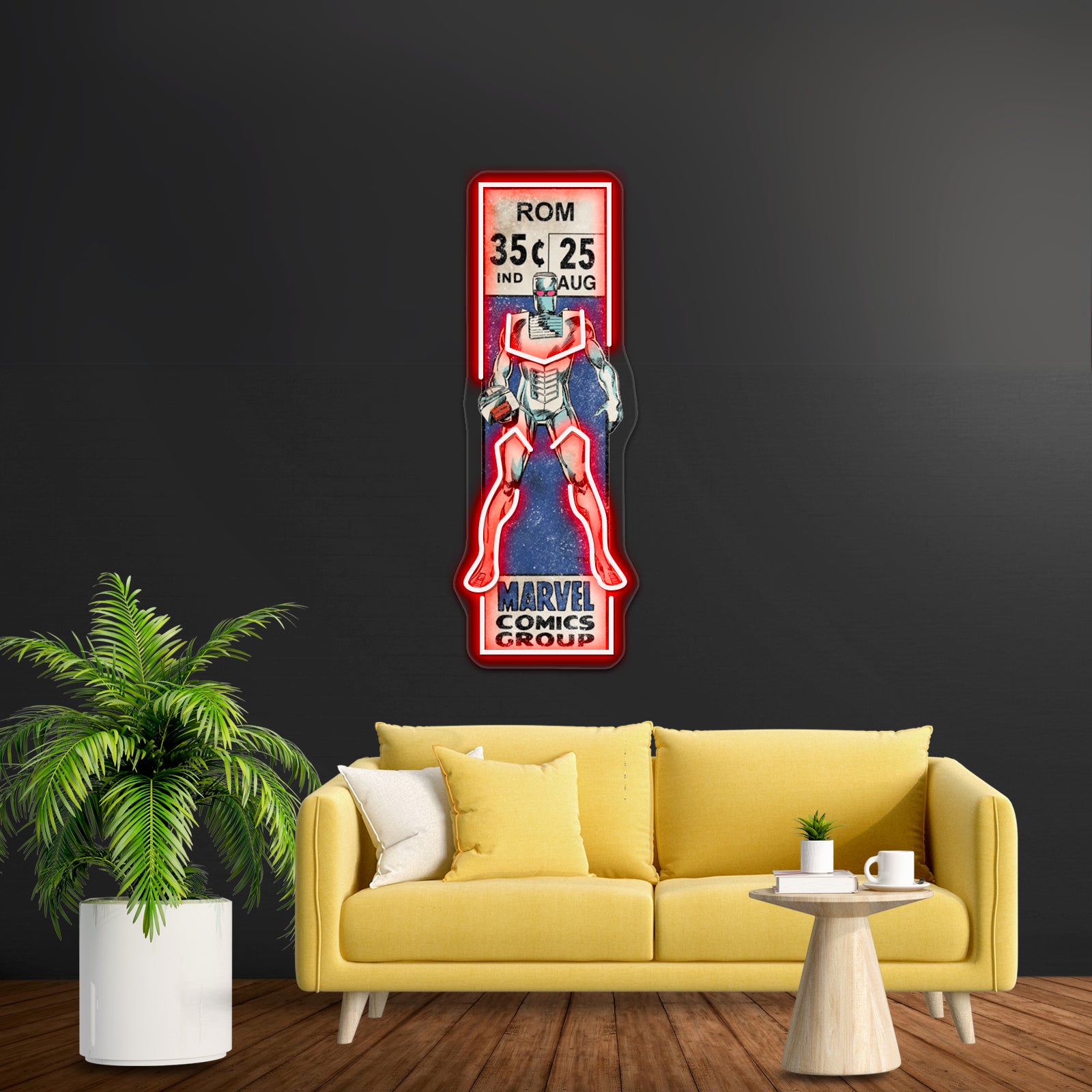 Retro Corner Box Rom Artwork Led Neon Signs | Shineneon