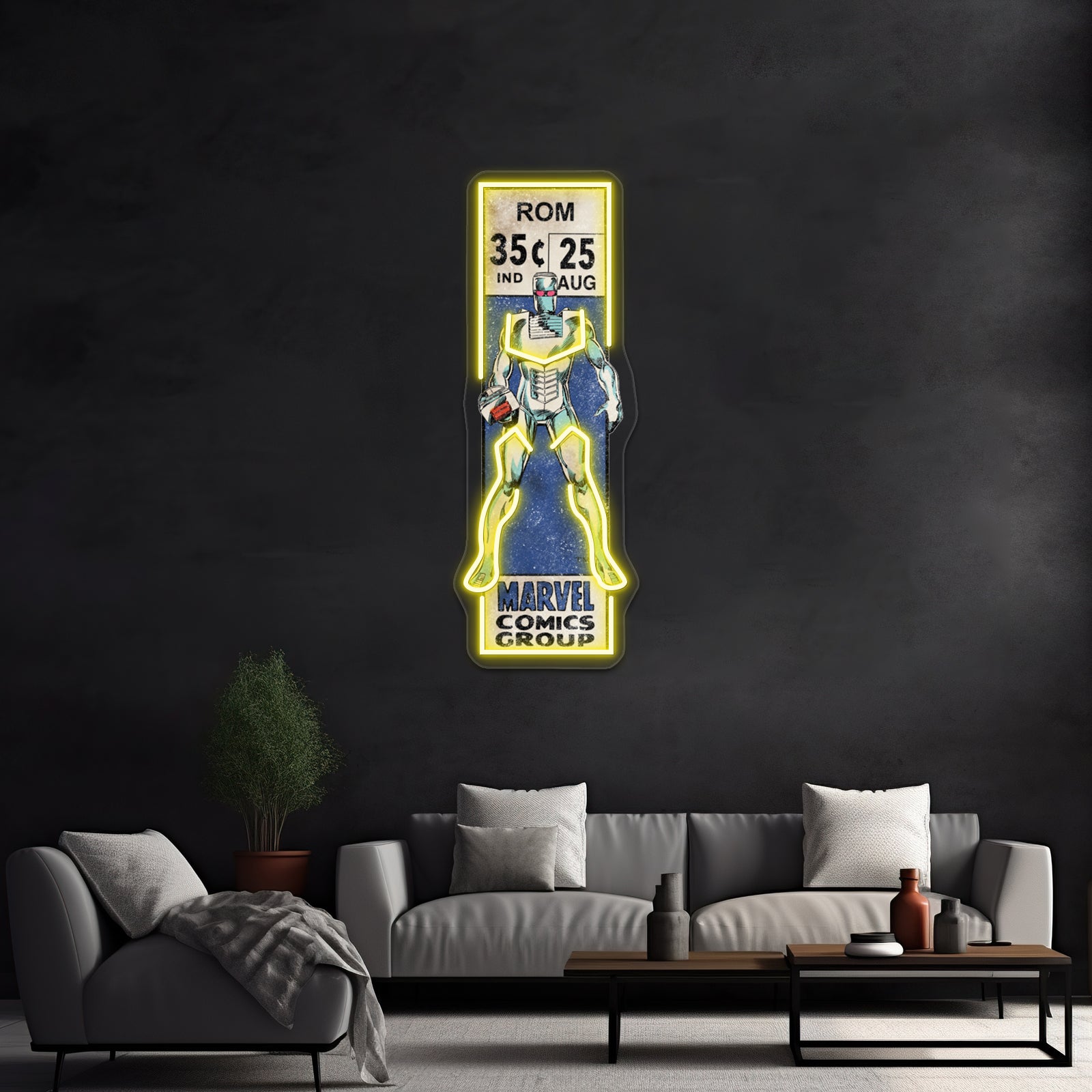 Retro Corner Box Rom Artwork Led Neon Signs | Shineneon