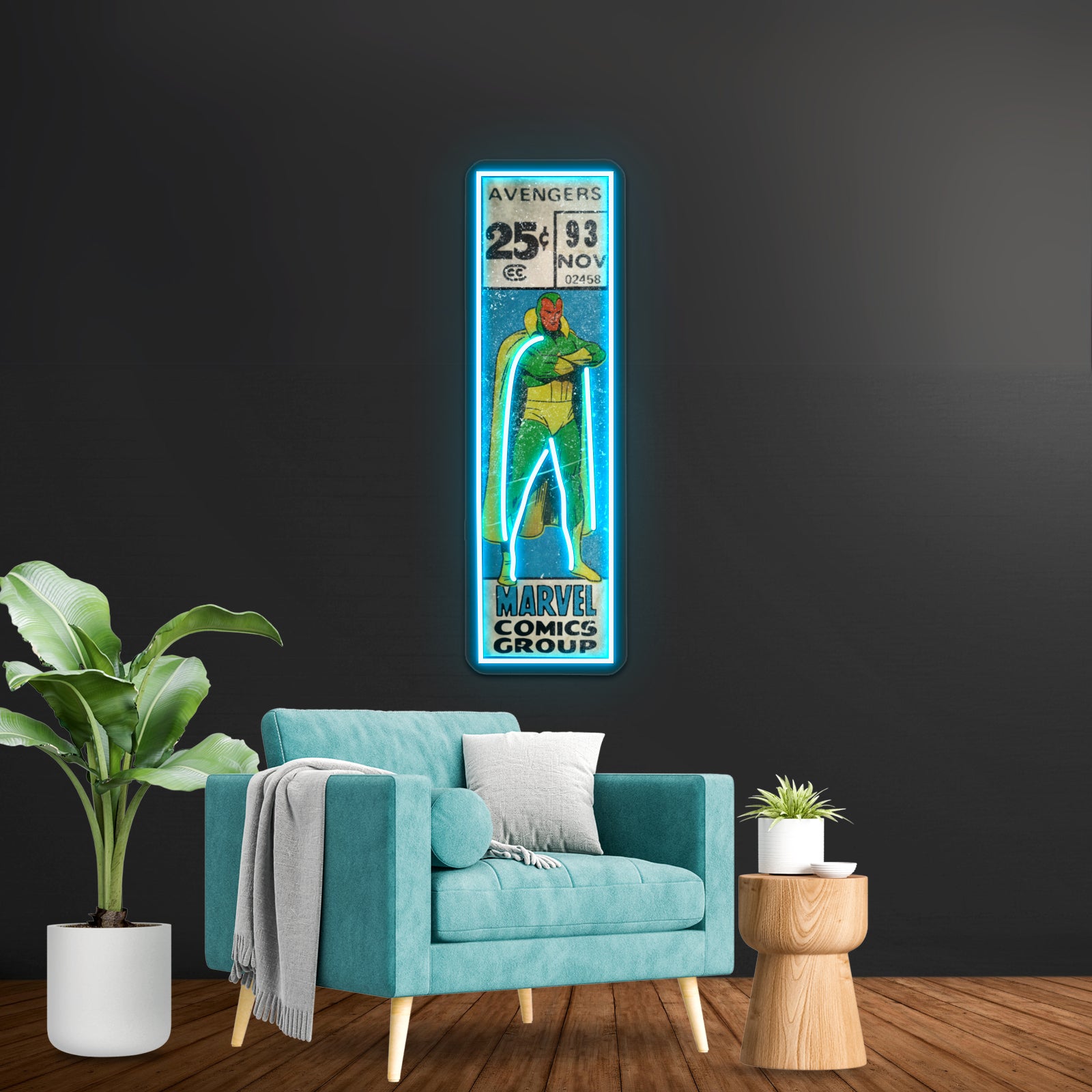 Retro Corner Box Vision Artwork Led Neon Signs | Shineneon