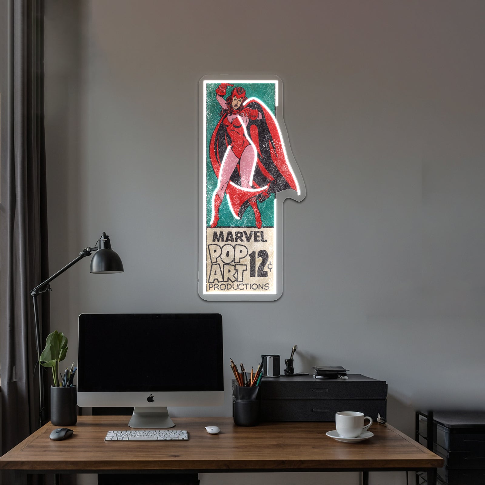 Retro Corner Box Witch Artwork Led Neon Signs | Shineneon