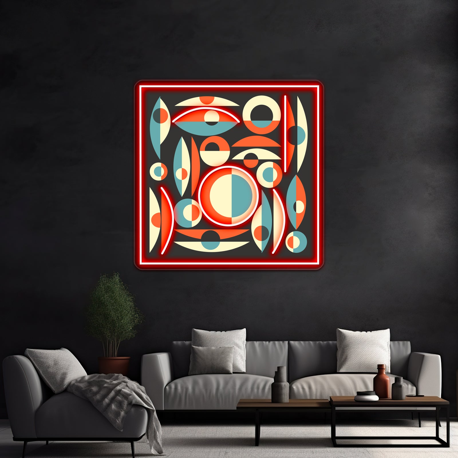 Retro Eames Era Pisces Wall Artwork Neon Signs | Shineneon