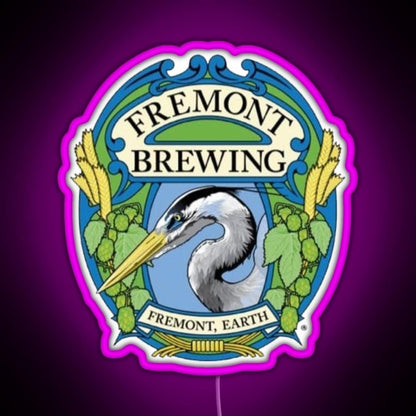 Retro Fremont Brewing Company Beer Rgb Led Neon Sign Pop Wall Art - Shineneon