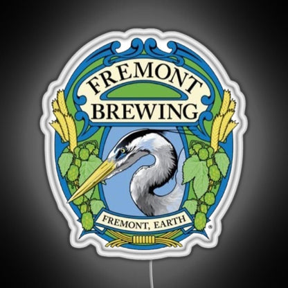 Retro Fremont Brewing Company Beer Rgb Led Neon Sign Pop Wall Art - Shineneon