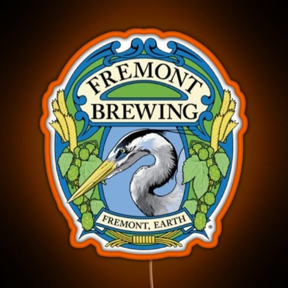 Retro Fremont Brewing Company Beer Rgb Led Neon Sign Pop Wall Art - Shineneon