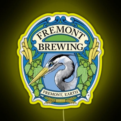 Retro Fremont Brewing Company Beer Rgb Led Neon Sign Pop Wall Art - Shineneon