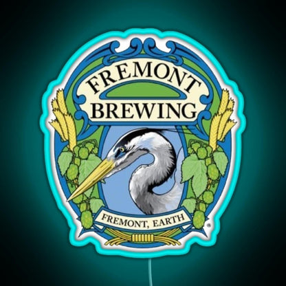 Retro Fremont Brewing Company Beer Rgb Led Neon Sign Pop Wall Art - Shineneon