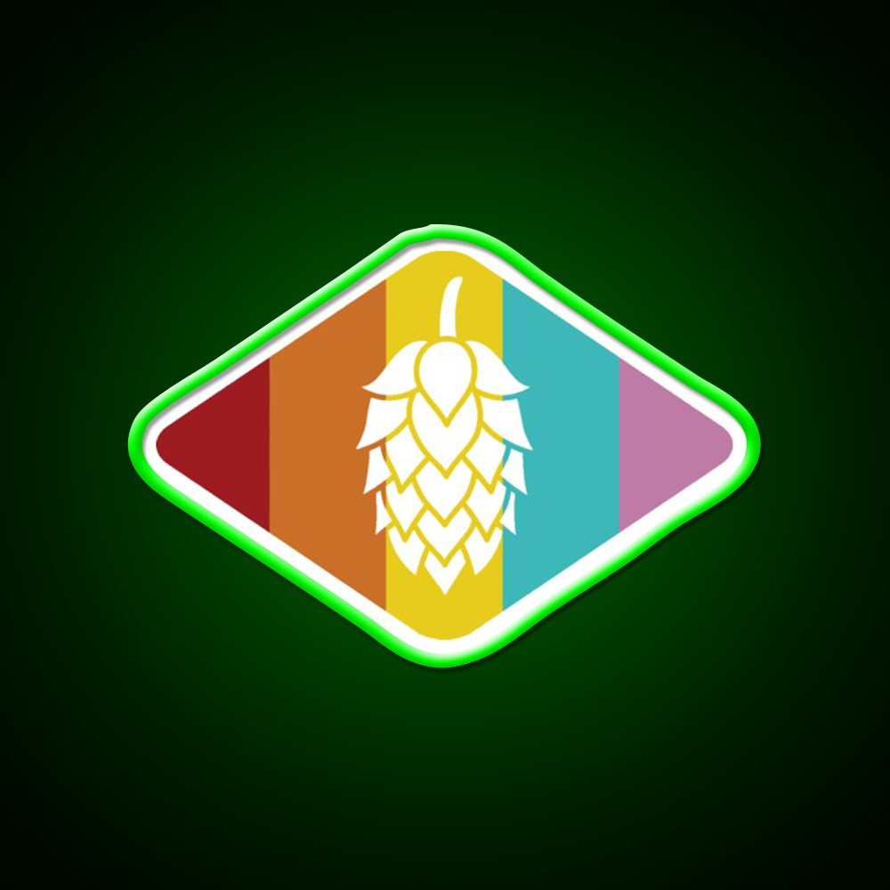 Retro Hops Beer Bar Decor Led Neon Sign Rgb Color - LED neon sign view 8
