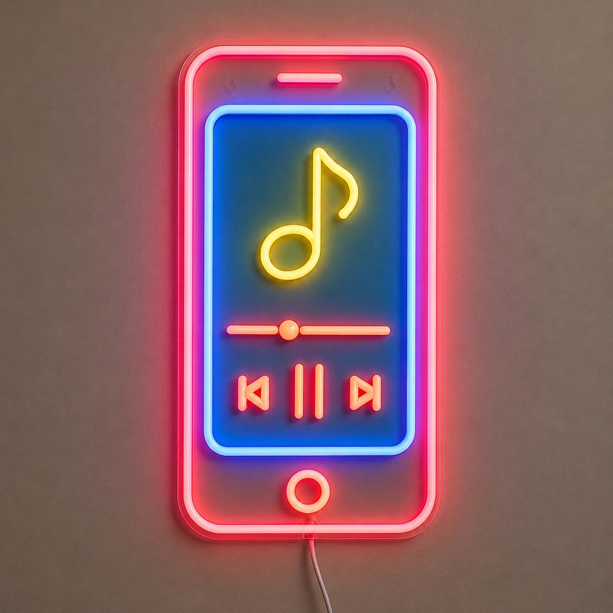 Retro Music Player Neon Sign LED Neon Sign main product image