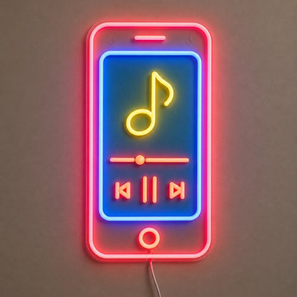 Retro Music Player Neon Sign LED Neon Sign main product image