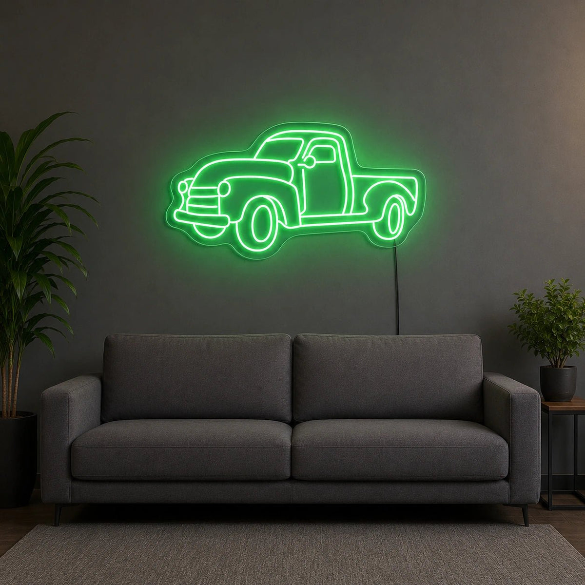 Retro Pickup Truck LED Neon Sign - Shineneon