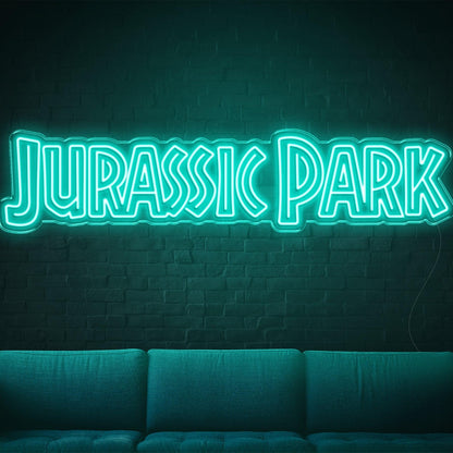 Retro Pink Jurassic Park Led Neon Sign For Movie-Themed Room Decor | Shineneon
