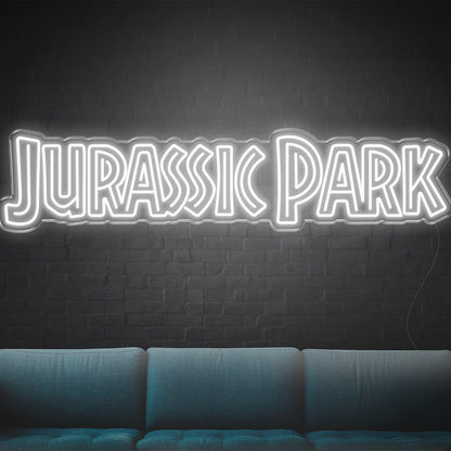 Retro Pink Jurassic Park Led Neon Sign For Movie-Themed Room Decor | Shineneon