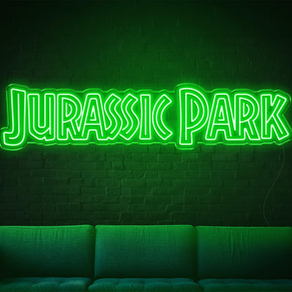 Retro Pink Jurassic Park Led Neon Sign For Movie-Themed Room Decor | Shineneon