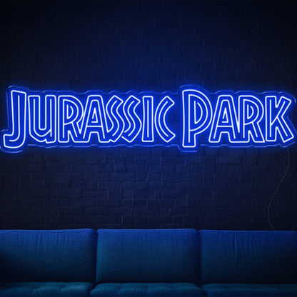 Retro Pink Jurassic Park Led Neon Sign For Movie-Themed Room Decor | Shineneon