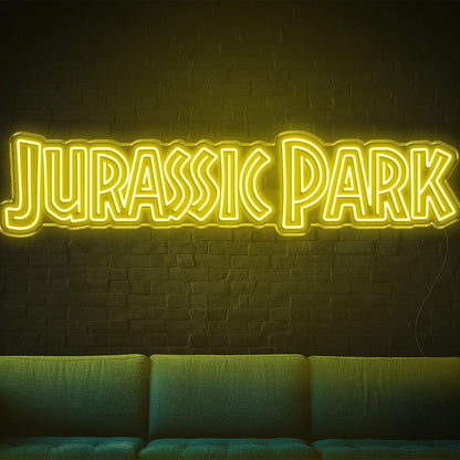 Retro Pink Jurassic Park Led Neon Sign For Movie-Themed Room Decor | Shineneon