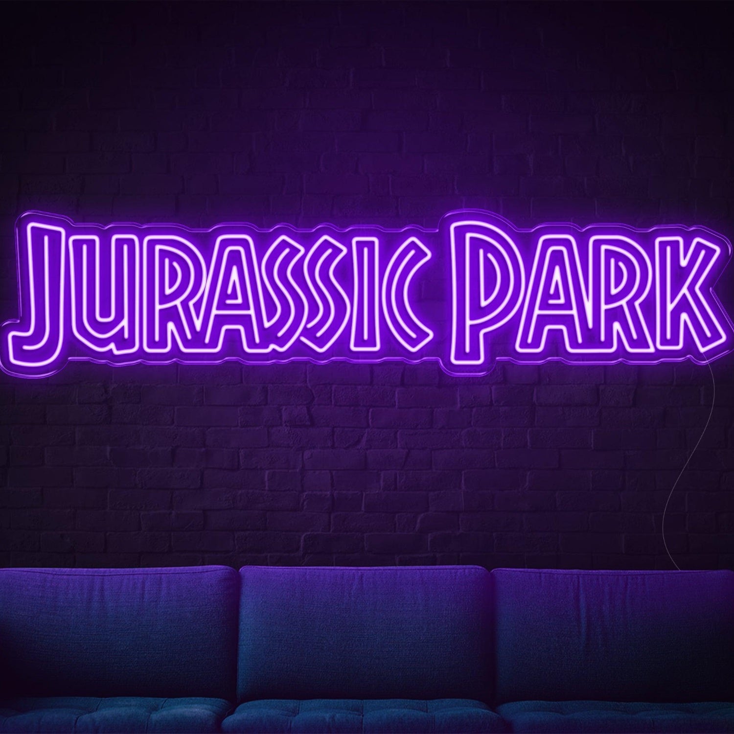 Retro Pink Jurassic Park Led Neon Sign For Movie-Themed Room Decor | Shineneon