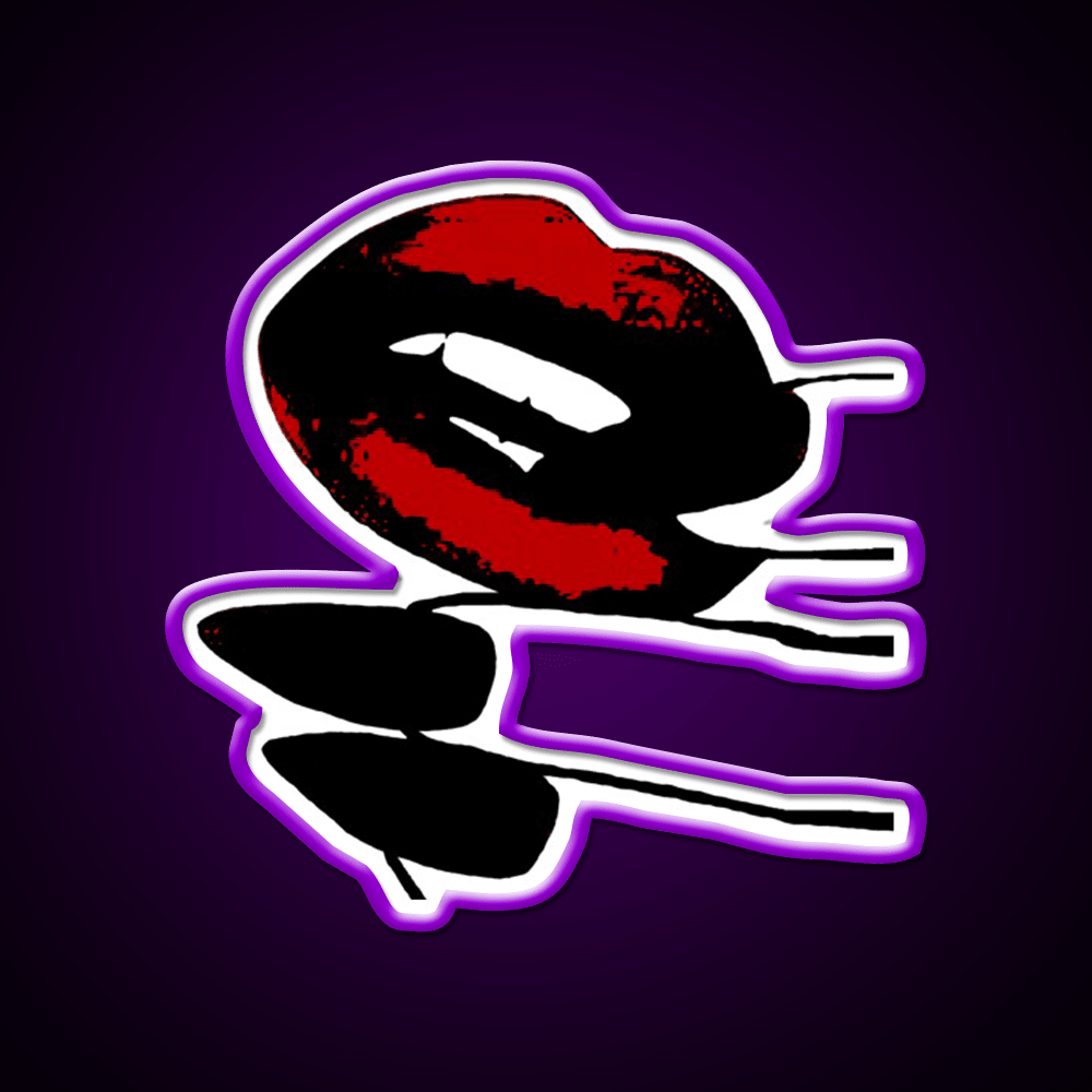 Retro Red Lips Nail Salon Led Neon Sign Rgb Color - Shineneon