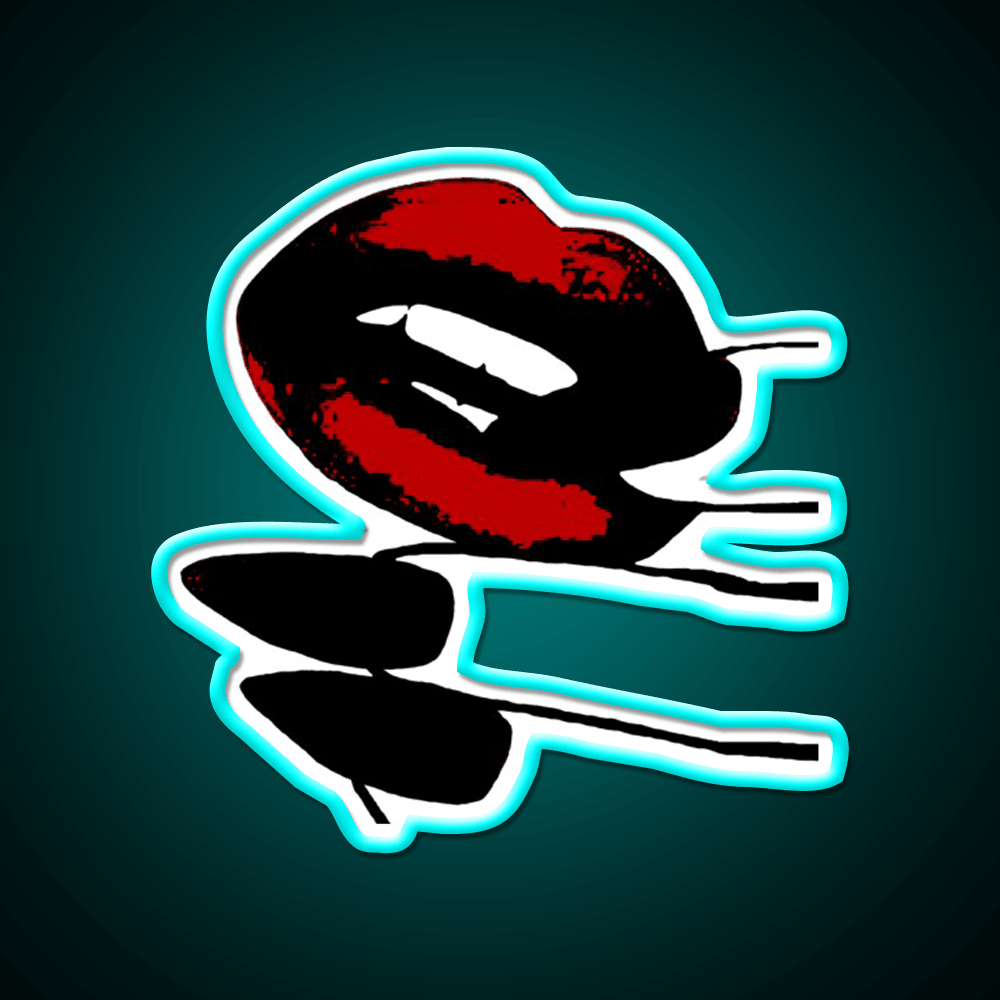 Retro Red Lips Nail Salon Led Neon Sign Rgb Color - Shineneon