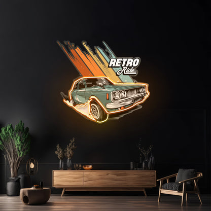 Retro Ride Led Neon Sign Light Custom Led Signs - Shineneon
