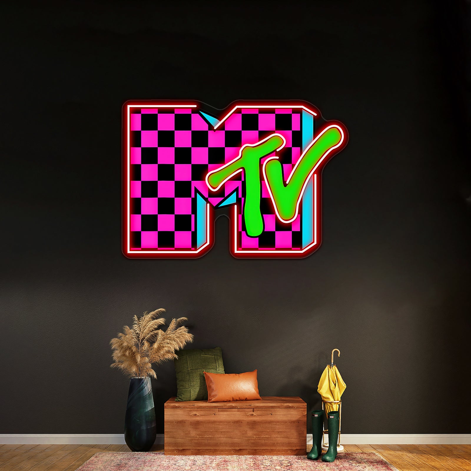 Retro Shape Design Logo Graphic Essential Wall Artwork Neon Signs | Shineneon