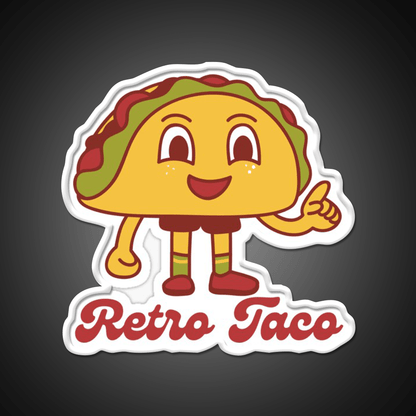 Retro Taco Led Neon Sign Mexican Food Sign Rgb Color - Shineneon