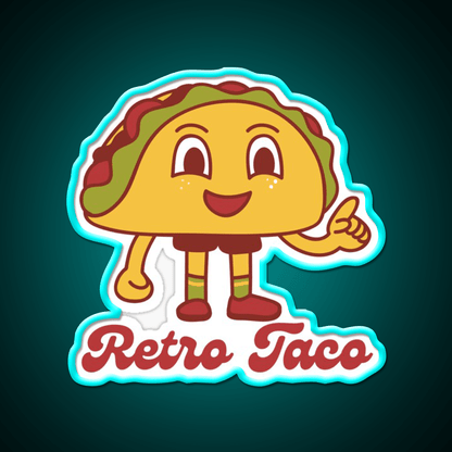 Retro Taco Led Neon Sign Mexican Food Sign Rgb Color - Shineneon