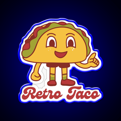 Retro Taco Led Neon Sign Mexican Food Sign Rgb Color - Shineneon
