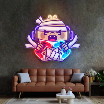 Retro Truck Blue Red White Uv Printed Led Neon Sign Home Cafe Wall Art | Shineneon