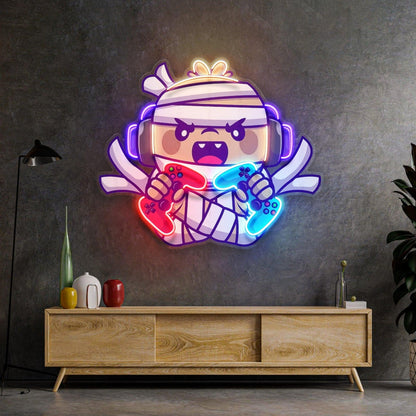 Retro Truck Blue Red White Uv Printed Led Neon Sign Home Cafe Wall Art | Shineneon