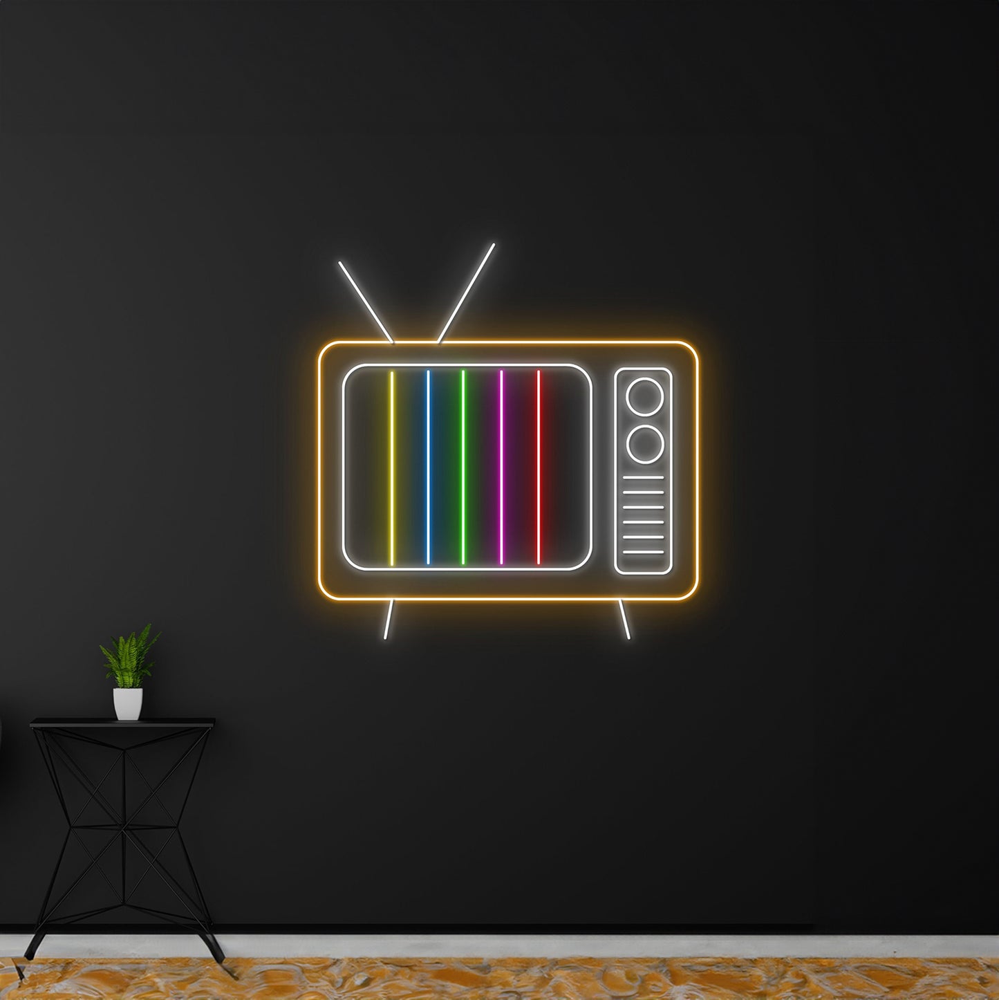 Retro Tv Neon Sign